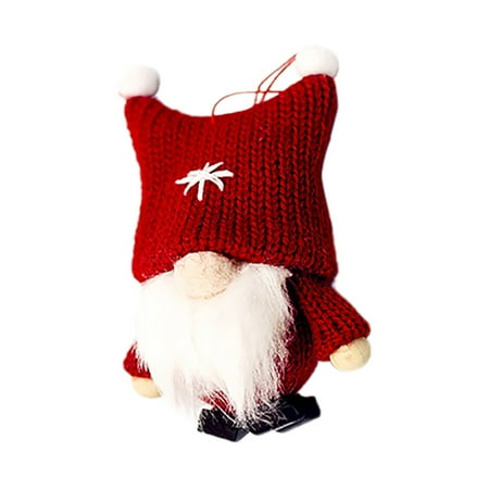 

Cptfadh Room Decor Wool Cute Doll Christmas Doll Pendant Creative Christmas Tree Decoration