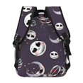 thumbnail image 4 of Goofa The Nightmare Before Christmas Pattern Casual Backpack for School & Travel – Lightweight Ergonomic Backpack with Laptop Compartment, Multiple Pockets-One Size, 4 of 5