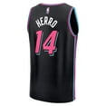 thumbnail image 3 of Youth Fanatics Tyler Herro Black Miami Heat 2025/26 City Edition Fast Break Jersey, 3 of 3
