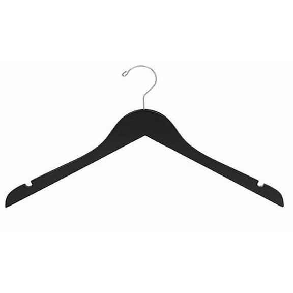 Petite Size Black Wooden Dress Hanger
