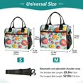 thumbnail image 4 of FORMRS Insulated Lunch Bag Unisex Large Capacity with Shoulder Strap, Yellow Tomatoes, 4 of 6