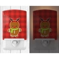 thumbnail image 2 of Christmas Gingerbread Reindeer Ceramic Night Light, 2 of 2