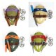 thumbnail image 2 of Tortugas Ninja Caparazón de tortuga Rafael Leonardo Da Vinci Donatello Arma Caparazón de tortuga Set Cosplay Halloween Regalos de juguetes para niños, 2 of 5