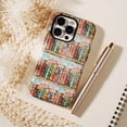 thumbnail image 6 of Vintage Bookshelf Floral iPhone Case for Art Lovers & Vintage Enthusiasts - Durable Protective Design, Compatible with iPhone 11/12/13/14/15/16 (Pro Max/Plus), 6 of 9