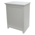 thumbnail image 1 of Redmon 11.25 x 18 x 23.25 Inch Contemporary Shaker Style Hamper, White, 1 of 4
