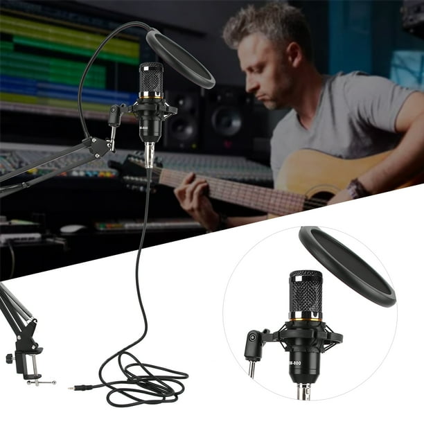Micrófono Del Condensador, Kit De Micrófono De Condensador USB Recolección Direccional De Bajo Ruido Para Cuaderno Para Computadora Para Escritorio Para PC
