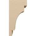 thumbnail image 3 of 10"W x 10"D x 20"H Wide Mediterranean Rough Cedar Woodgrain TimberThane Corbel, Primed Tan, 3 of 6