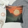 thumbnail image 2 of Autua Birds Sunset Mountain Graphic Decorative Cushion Throw Pillow Cover for Home Couch Living Room Bed Sofa - Multipurpose Use for Car Couch Bedroom 1PC 24x24in, 2 of 5