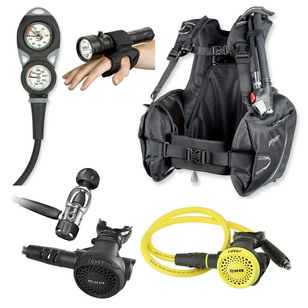 Mares BC, Dive Computer, Scuba Regulator Octo, Scuba Gear Package