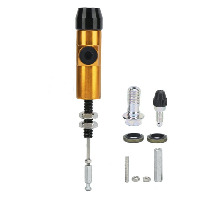 Rod Pump, Stable Resistant To Wear Aluminum Alloy Modified Pump For Bicycles For Motorcycles Yellow,Black,Blue,Red