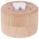 thumbnail image 5 of Caja de recuerdo para el primer diente de bebé, redonda de madera, organizador para la colección de dientes de bebé, 5 of 8