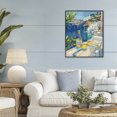 thumbnail image 3 of Stupell Industries Contemporary Drink By The Sea Balcony Black Framed Giclee Art, 24 x 30, by The Prints Vibe, 3 of 8