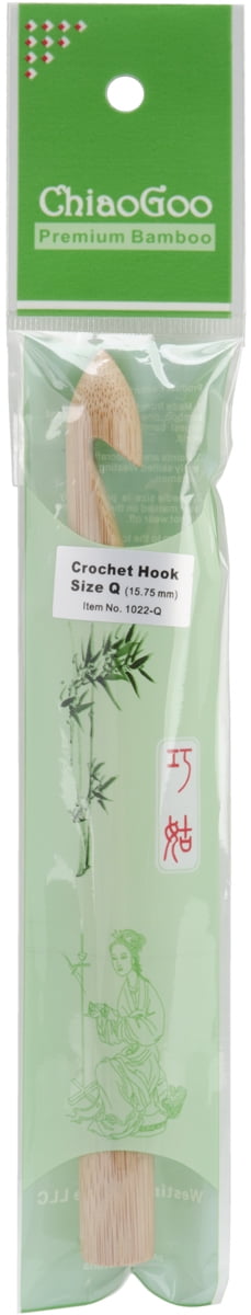 Bamboo Crochet Hook 7.5'-Size Q/15.75mm