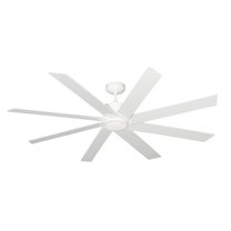 Northstar 60 in. Pure White Ceiling Fan with LED Light