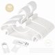 thumbnail image 1 of 40 Kids Clothes Hangers set with 3 Space Saving Clothes Hanger Chains, 1 of 5
