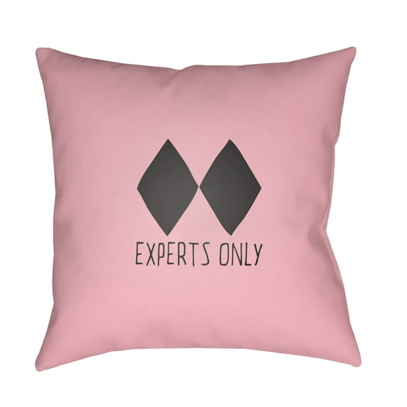 Surya Experts Only Black Diamond Outdoor Pillow