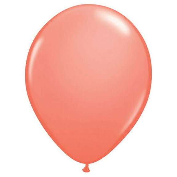 11 inch Qualatex Coral Latex Balloons (10 Pack) - Party Supplies Decorations