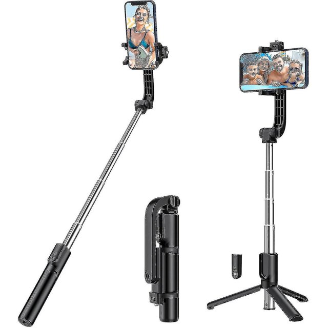 Selfie Stick Tripod With Remote Control, 360 Rotation 3 In 1 Wireless Selfie