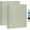Green, variant on 1 Inch Linen 3 Ring Binder for 8.5" x 11" Paper, Professional Document Organizer with 2 Interior Pockets for Office & Home
