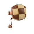 thumbnail image 2 of Mosiee Chessboard Hand Cranked Pepper Grinder Kitchen Solid Wood Seasoning Jar, 2 of 9