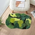 thumbnail image 4 of KYAIGUO Bathroom Cute Moss Bath Mat Irregular Shaped Rug Rugs Bathroom Rugs Small Fresh Living Room Blanket Entry Bedroom Non-slip Home Carpet, 4 of 5