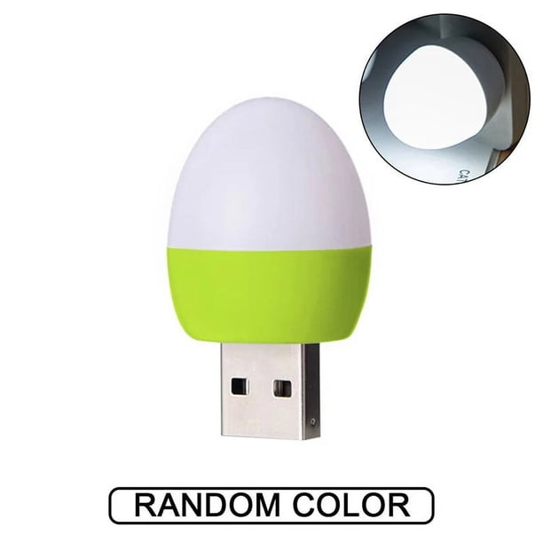 Mini lámpara de enchufe USB, luz nocturna, carga de energía móvil, lámparas pequeñas para libros, LED, protección ocular, iluminación de escritorio de lectura, 1 ~ 10 piezas