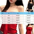 thumbnail image 3 of Women Sexy Tube Crop Tops Tie Front Bandeau Top Strapless Tank Tops Solid Color Corset 2025 Summer Trendy Casual Camis Party Night Club Going Out Blouses, 3 of 3