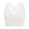 thumbnail image 4 of Everyday Bras for Women Sports Bra Padding Bra Packs Compression Sports Bras for Women Womens Bras Push up No Underwire No Wire Push up Bra Extra Support Sports Bras for Women Womens Push White S, 4 of 4