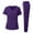 Purple, variant on LYMAYTER Women's Lace-up Medical Uniform Nurse Uniform for S-2XL Short Sleeve With Pockets Medical Uniform Set