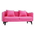 thumbnail image 1 of Las 4 Selecciones Muebles en Miniatura Sofá de Casa de Muñecas con Modelo de Sofá Escala 1/2 Rosa roja, 1 of 9