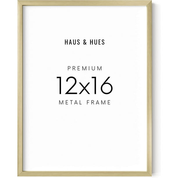 Haus and Hues 12x16 Gold Picture Frame Set of 1 Gold Poster Frame