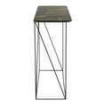 thumbnail image 4 of Safavieh Rylee Modern Wood and Metal Console Table, Dark Sandstone/Black, 4 of 5