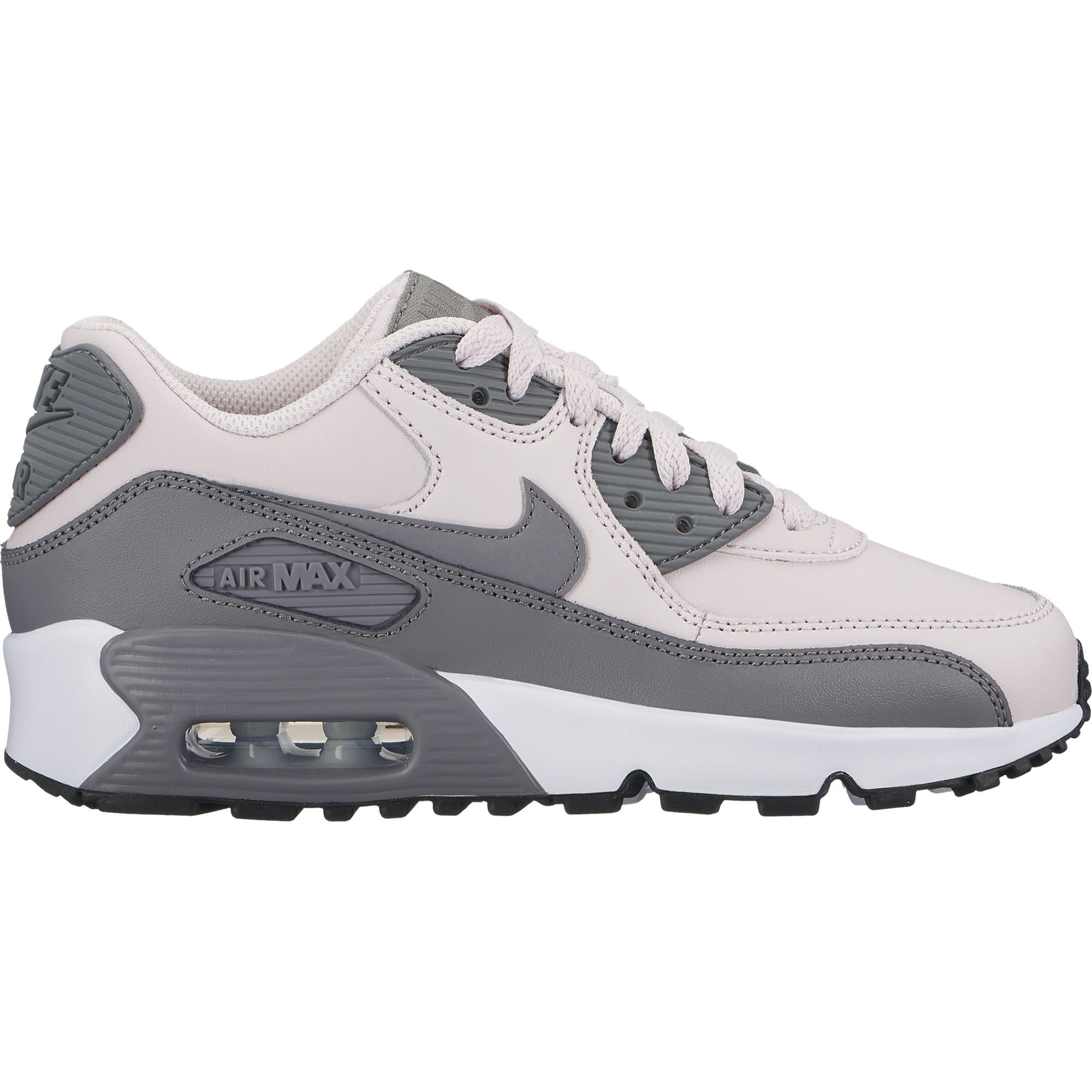 nike air max 90 ltr girl's shoe anthracite/ metallic silver-hot 