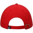 thumbnail image 4 of Men's '47 Red Atlanta Braves Clean Up Adjustable Hat, 4 of 4