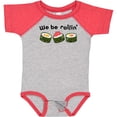 thumbnail image 3 of Inktastic We Be Rollin Cute Sushi Boys or Girls Baby Bodysuit, 3 of 5