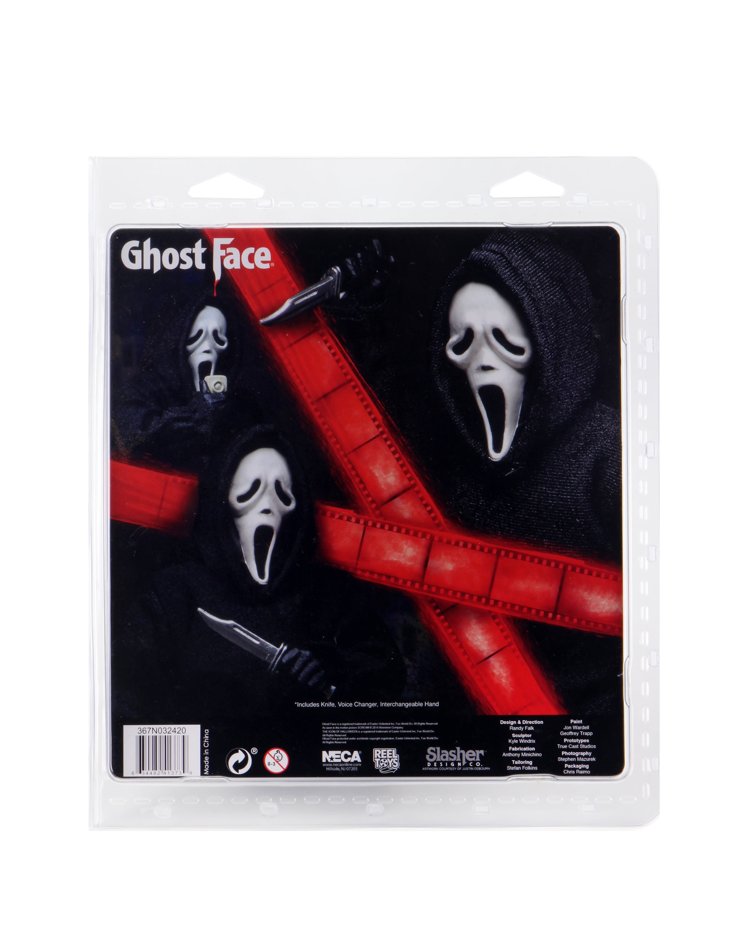 Amazon.com: NECA Ghost Face – 8” Clothed Action Figure