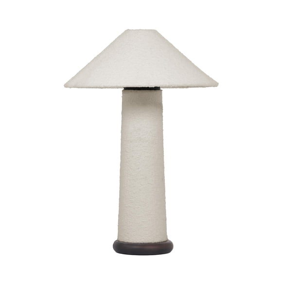 Lámpara de Mesa Tov Furniture Faith Bouclé 41x41x62 cm