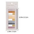 thumbnail image 2 of Miangastore 6 Sets Paper Page Marker Sticky Memo Pad Paper Mark Sticker Page Marker, 2 of 8