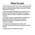 thumbnail image 4 of Coffee Machine Descaler and Cleaner by Elizabeth Samuel, 4 of 9