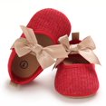 thumbnail image 5 of Yoyauz Baby Girl Mary Jane Shoes Anti Slip Rubber Sole Ballet Slippers Princess Dress Wedding Shoes Newborn Kids Shoes Toddler Shoes（0-12 Month）, 5 of 7