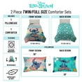 thumbnail image 3 of Disney Lilo and Stitch Kids 2-Piece Twin/Full Reversible Comforter and Pillowcase Set, 100% Polyester, 3 of 9