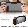 thumbnail image 3 of TSV Protective Case Cover Fit for Nintendo Switch, Dockable TPU Cover Case, Hard Protective Cover Shell Fit for Nintendo Switch Console With Tempered Glass Screen Protector & Thumb Stick Caps, 3 of 8