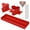 red, variant on Cake Pop Mold Set with 9 Inch Tray and Sticks, Heart Cake Pop Cutter and Pusher, Baking Molds Kit for Parties, Wedding,Home Desserts Making - Red