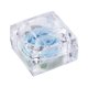 thumbnail image 3 of 1 rosa fresca preservada en cúpula de cristal con cinta decorativa, regalo para San Valentín, aniversario, cumpleaños (azul claro)., 3 of 5