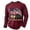 Wine, variant on Mens 250 Anniversary USA Shirt Long Sleeve Graphic Tee American Flag Artwork Patriotic Independence Day Holiday Clothing