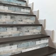 thumbnail image 1 of SelfAdhesive Vinyl Stair Riser Stickers Peel and Stick Staircase Decal .&#x.Pure, 1 of 4