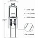 thumbnail image 2 of G4 halogenlampor 10W 12V - Varmvitt - 10-pack 10W 10W, 2 of 5