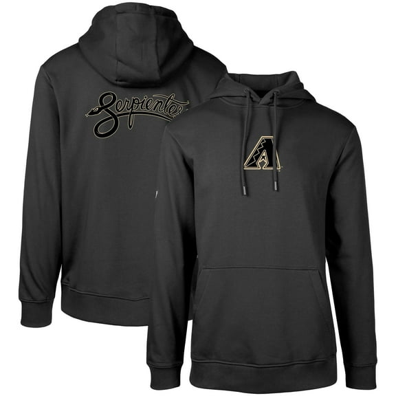 Men's Levelwear Black Arizona Diamondbacks City Connect Podium Core 2.0 Pullover Hoodie