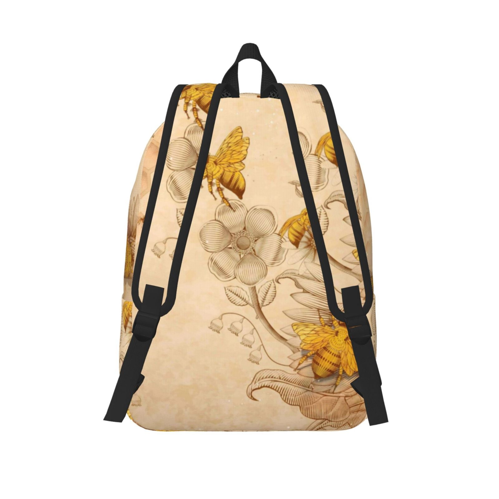 Logiee Print Unisex Canvas Backpack,Travel Daypack Backpack,Student Rucksack,Laptop Backpack