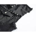 thumbnail image 3 of Guoguo Men"s Denim Vest Sleeveless Jacket Punk Casual Lapel Jean Veats With Rivets, 3 of 5